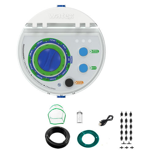 Kit de rega Aquamatic Drip (bateria não incluída) SPT-02 Kit de rega Aquamatic Drip (bateria não incluída) SPT-02
