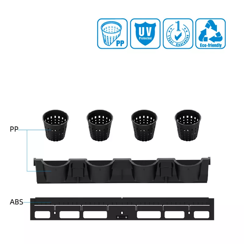 Suporte para panela de extensão de jardim com imagem vertical